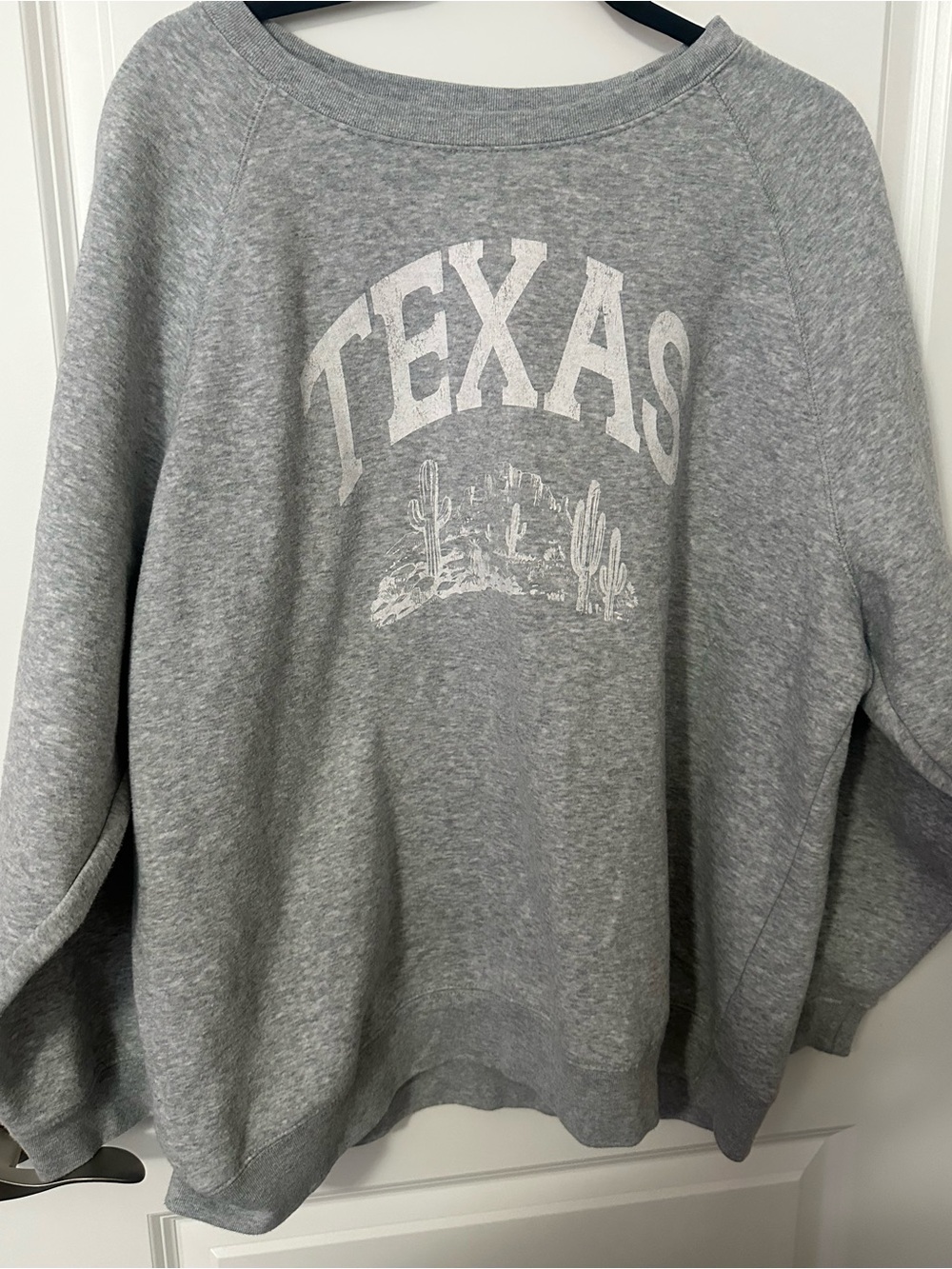 Gray 'Texas' Graphic Sweatshirt - Classic Pullover